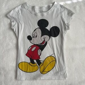 Y2K fitted Disney Mickey Mouse baby tee